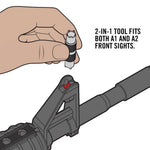 AR15 Front Sight Adjuster Tool