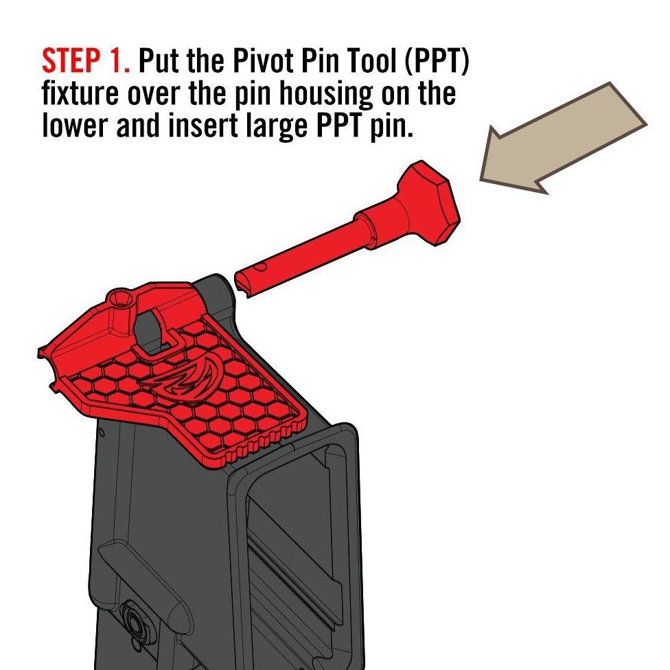 Outil de goupille de pivot AR15