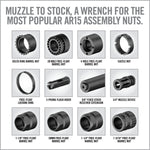Master-Fit 13-Piece AR15 Crowfoot Wrench Set