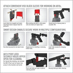 Smart-Fit AR15 Vise Block With Sleeve For AR10*
