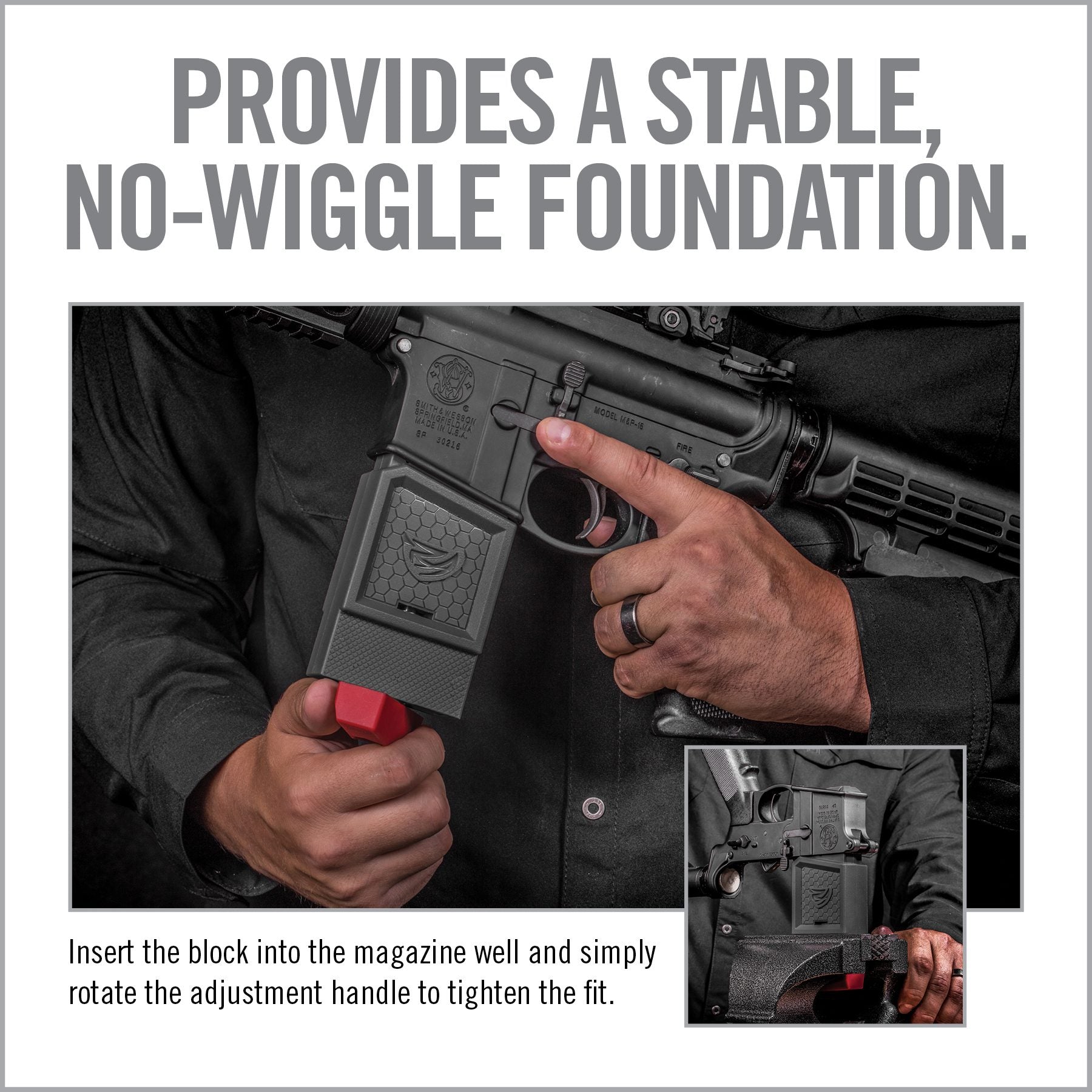 Smart-Fit AR15 Vise Block With Sleeve For AR10*