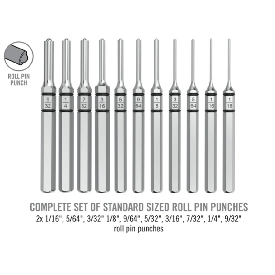 Jeu de chasses-goupilles Accu-Punch de 11 pièces