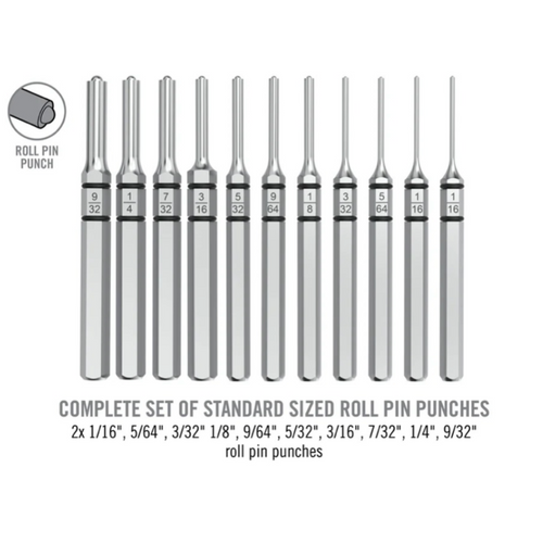 Jeu de chasses-goupilles Accu-Punch de 11 pièces