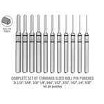 Accu-Punch 11-Piece Roll Pin Punch Set