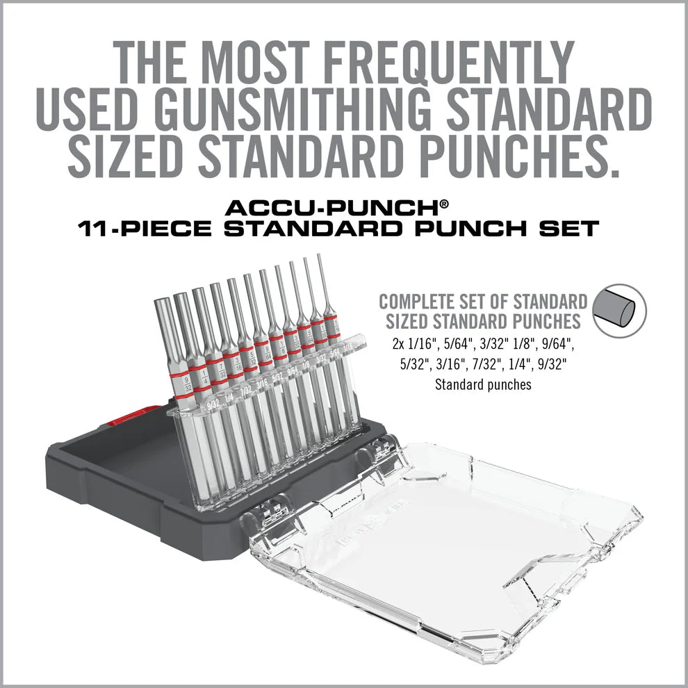 Marteau de maître d'armurier et kit de 11 chasse-goupilles standard Accu-Punch