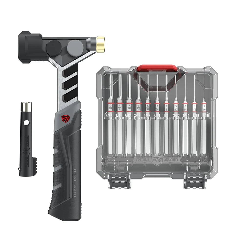 Marteau de maître d'armurier et kit de 11 chasse-goupilles standard Accu-Punch