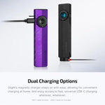 OLIGHT ArkPro EDC Flat Flashlight Rechargeable with Green Beam, UV and White LED,1500 Lumens USB-C Pocket Camping Flashlight, Spotlight Floodlight for Outdoor Emergency Working (Nebula Violet CW)|B0GXYN6KJD