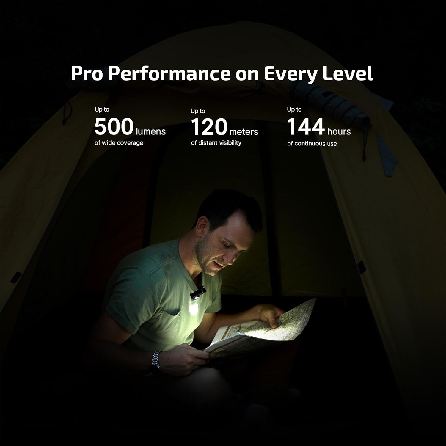 Olight Oclip Pro EDC Flashlight 500 Lumens USB-C Rechargeable