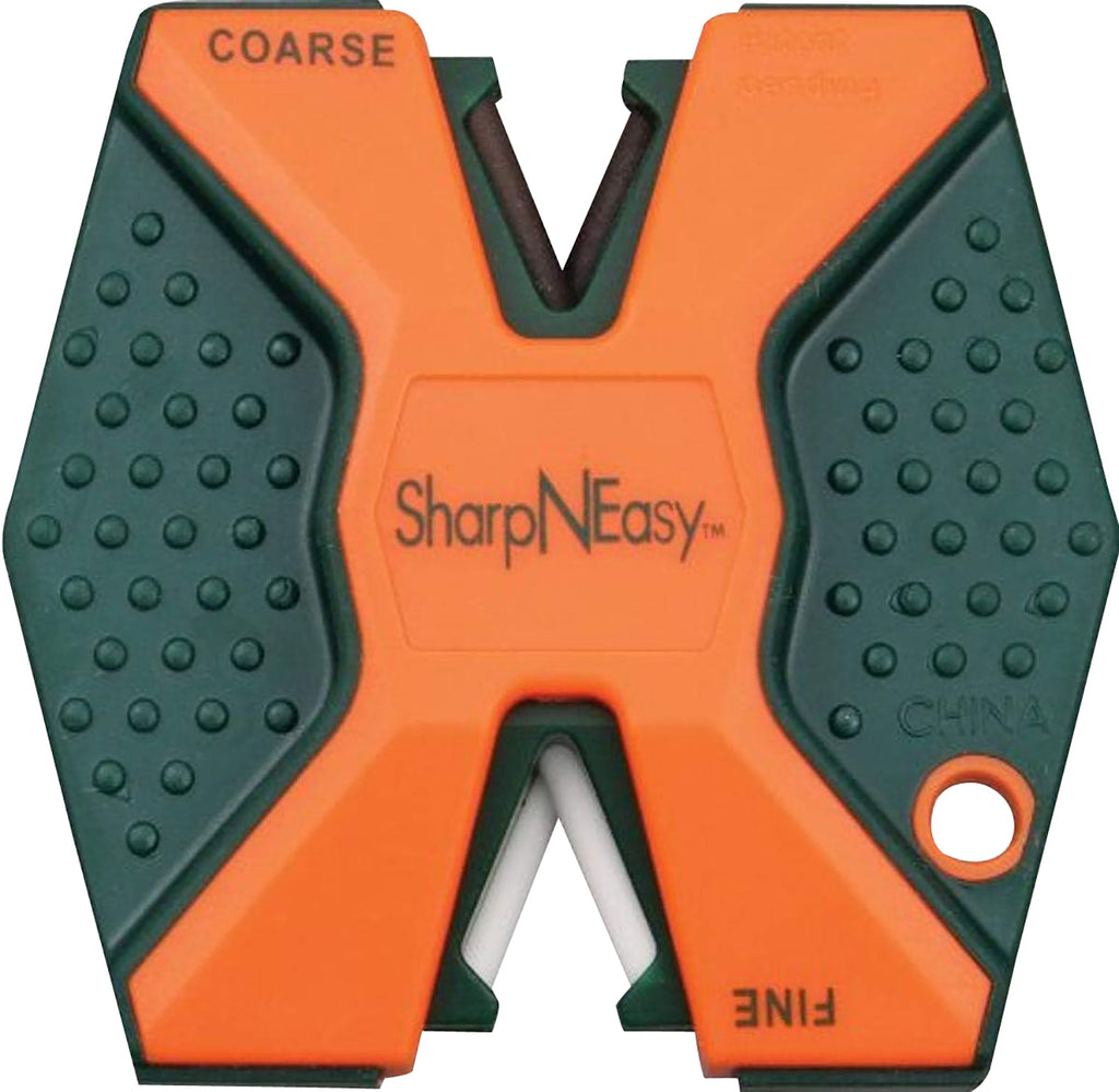 AccuSharp 335CD SharpNEasy 2Step Sharpener Hand Held FineCoarse Ceramic Stone Sharpener BlackOrange Plastic 24