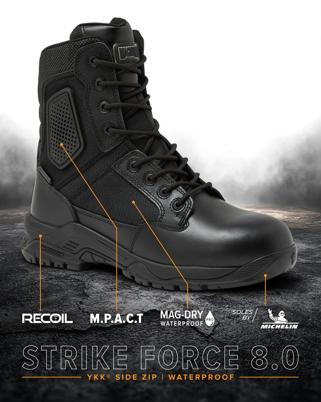 Bottes STRIKE FORCE 8" SZ WP