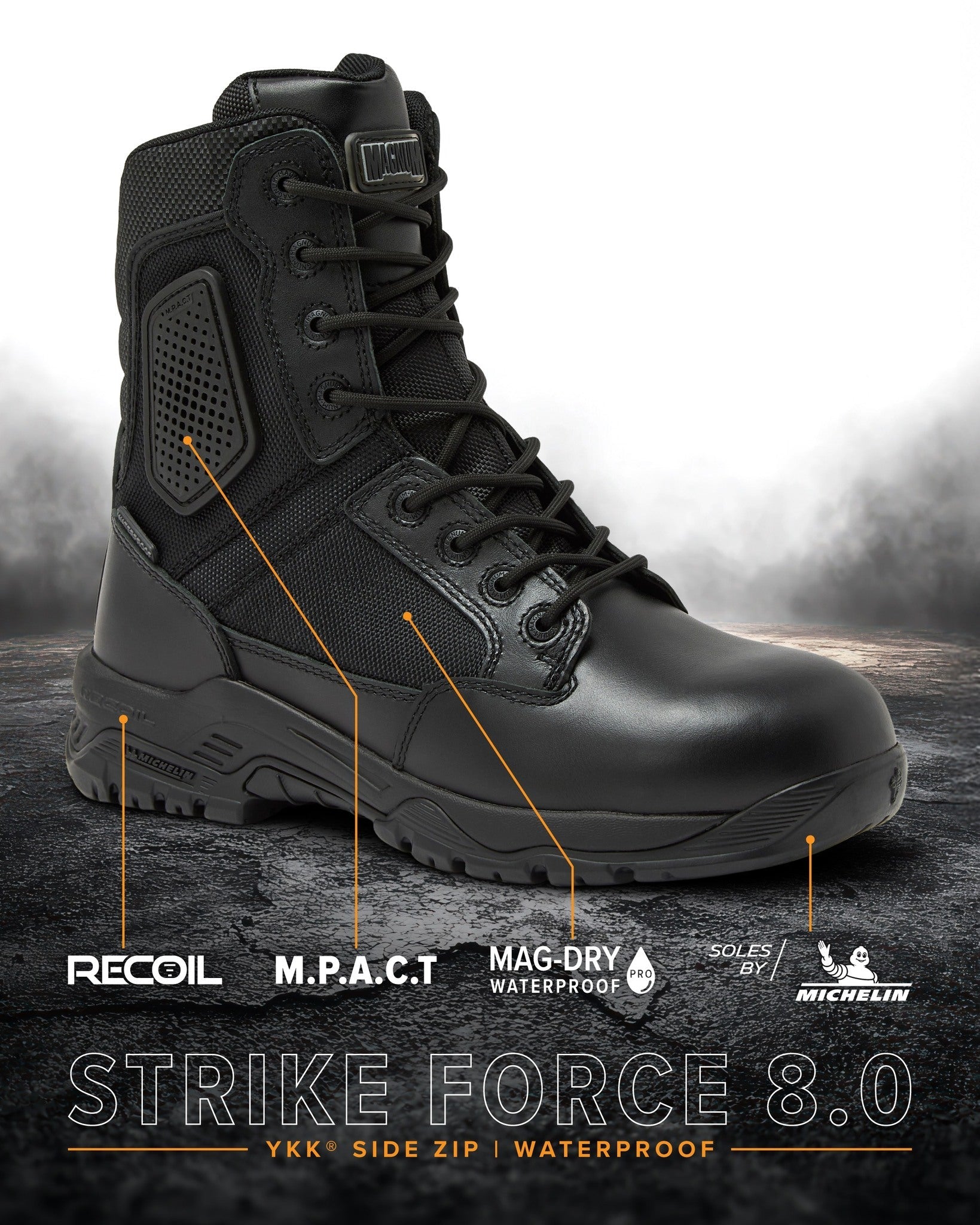 Bottes STRIKE FORCE 8" SZ WP
